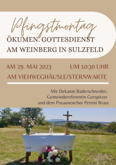 Weinbergs-Gottesdienst am Pfingstmontag