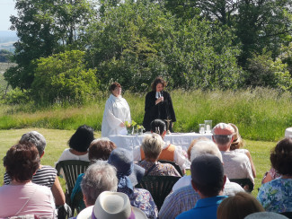 Gottesdienst im Weinberg