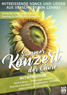 Sommer-Konzert der Chöre