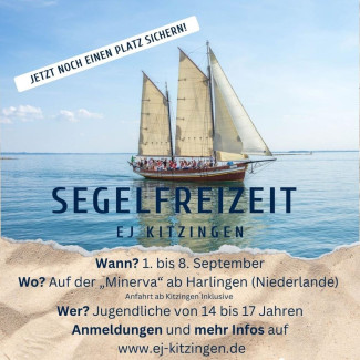 Segelfreizeit 2023 EJ Kitzingen