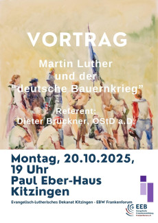 Vortrag Martin Luther und der deutsche Bauernkrieg