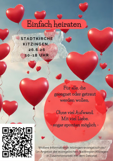 Einfach heiraten - in der Evangelischen Stadtkirche Kitzingen