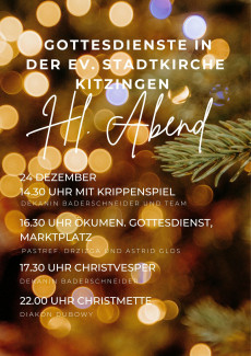 Hl Abend in der Stadtkirche