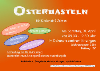 Osterbasteln am 01.04.2023