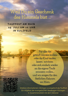 Tauffest am Main in Sulzfeld
